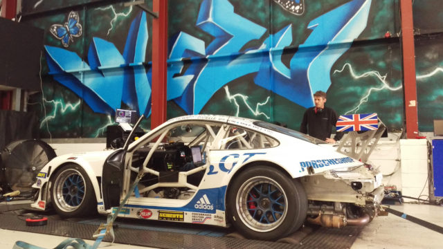Porsche Race Car Tuning Dyno Set Up